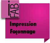 Impression façonnage